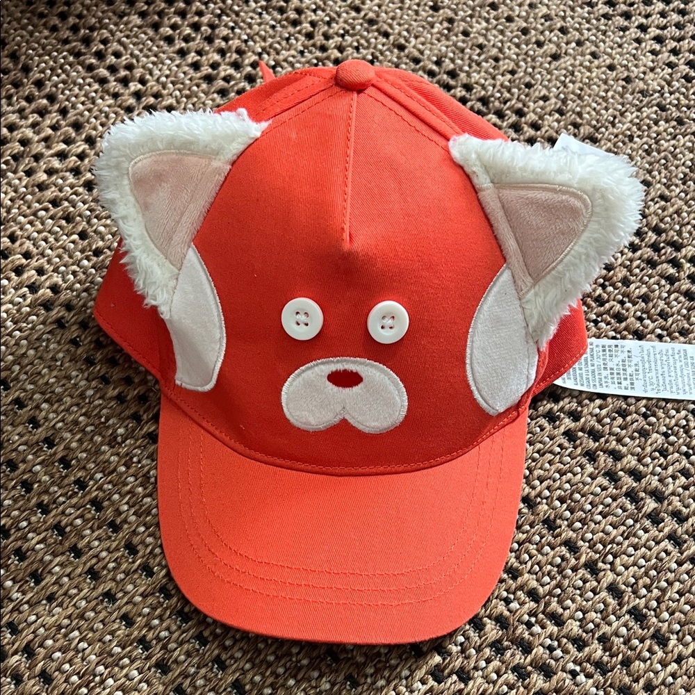 Disney Red Cap with Furry Ears